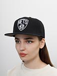 Бейсболка MITCHELL NESS арт. HHSS5725-BNEYYPPPBLCK Brooklyn Nets NBA (черный)